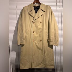 COMME des GARÇONS HOMME AW2024 Beige Double-Breasted Trench Coat Unisex Size S